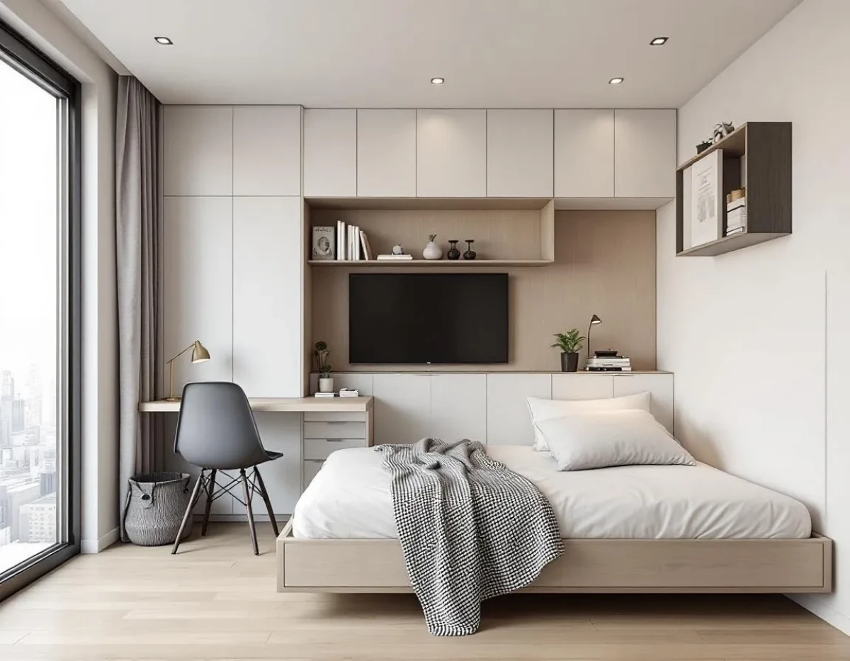 Optimiser l'espace de votre chambre : pourquoi renoncer aux meubles encombrants