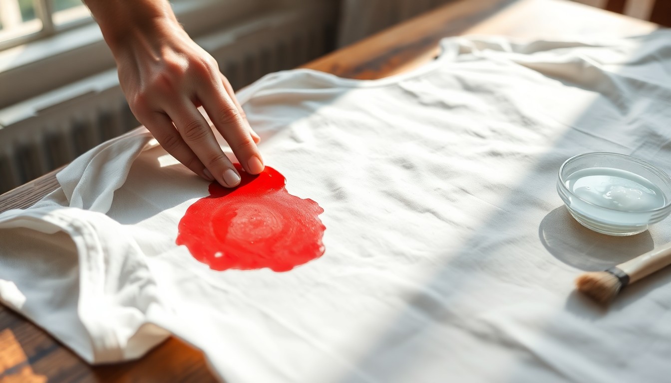 Enlever des taches de peinture sur un vêtement : 5 astuces